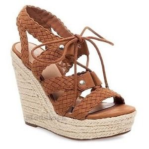 Mossimo Supply Co lace up wedges | Target Wedges Sz 7.5